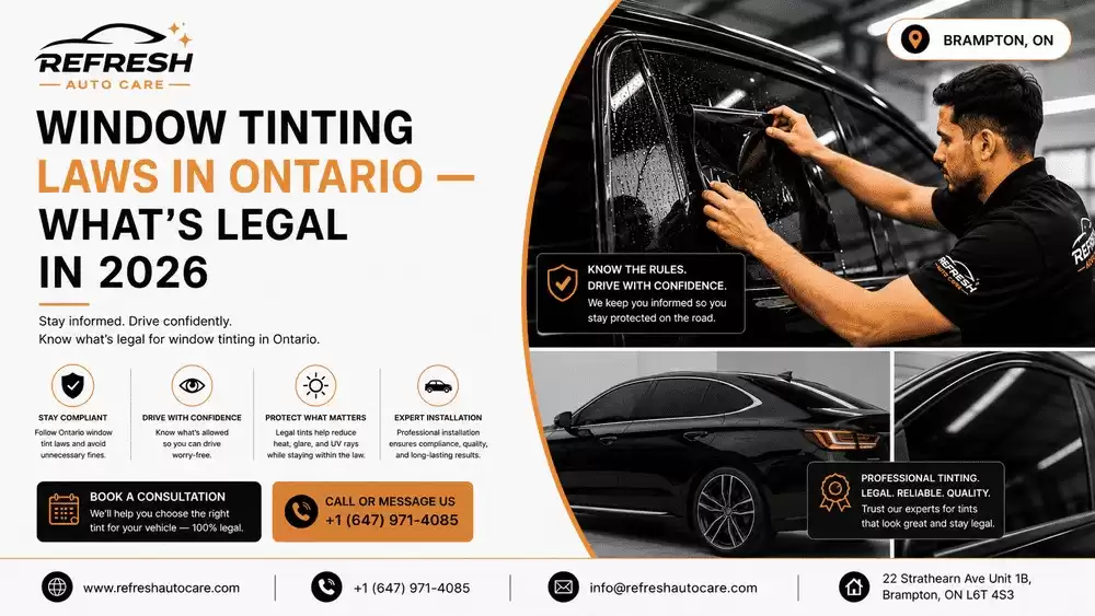 Window Tinting Laws in Ontario — What's Legal in 2026?