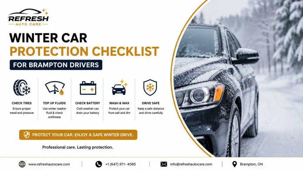 Winter Car Protection Checklist for Brampton Drivers